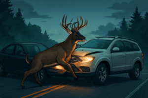 Deer Season Crash: Swerved and Hit Another Car vs. Hit the Deer—How Fault and Coverage Work in NH