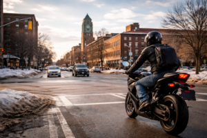 Early Spring Motorcycle Crashes in Manchester: Intersections Where Riders Are Most at Risk