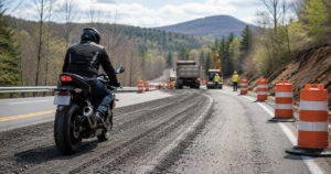 How Spring Road Construction Can Lead to Serious Motorcycle Accidents in New Hampshire