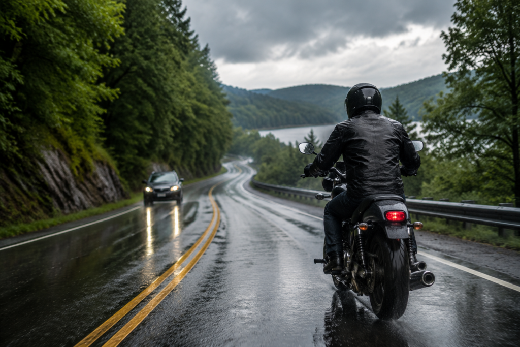 What Riders Should Know About Motorcycle Accident Claims After Rainstorms in New Hampshire