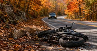 Fall Deer Activity and Motorcycle Crash Risks in New Hampshire